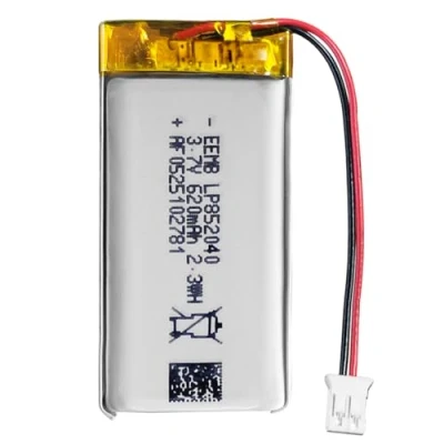 Imagen de EEMB batería 3.7V 620mAh 852040 Bateria de lipo Recargable Litio con Conector JST (Certificación UL)¡Asegúrese Que la polaridad del Dispositivo Coincide Antes Comprar!