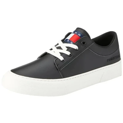 Imagen de Tommy Jeans TJM Vulc. Skate Derby ESS EM0EM01282, Zapatilla Vulcanizada Hombre, Negro (Black), 40 EU