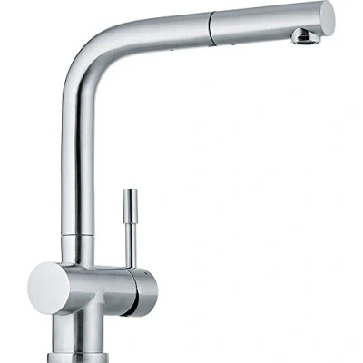 Imagen de FRANKE 115.0192.840 Atlas 840 Grifo de Cocina con caño Extensible (Acero Inoxidable), Cromado