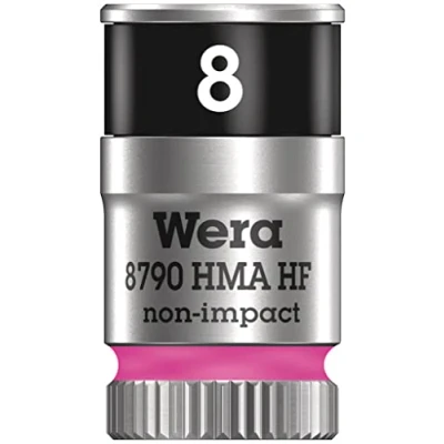 Imagen de WERA 05003723001 8790 HMA HF 8,0 Llave de vaso Zyklop con función sujeción 1/4&quot;