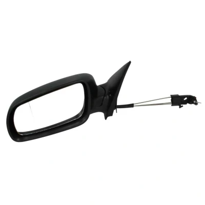 Imagen de espejo retrovisor Tyc 332 0002 izquierda negro Ajuste por cable, asférico, Caja grande de SKODA: Fabia I Hatchback, 1 Praktik