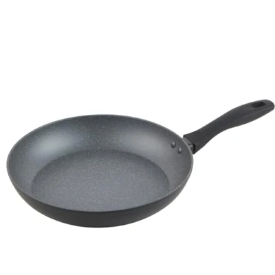 Imagen de Russell Hobbs RH02801EU7 Sartén grande, antiadherente, apta para placa de inducción, mango agarre suave, mármol metálico, aluminio forjado, 30 cm