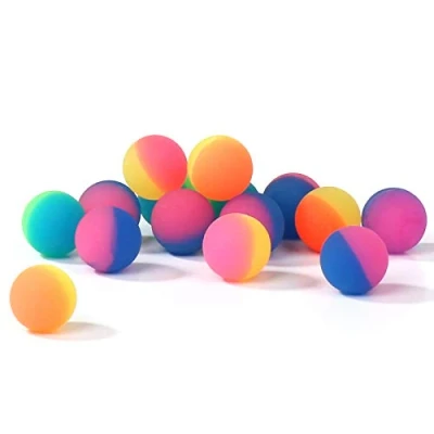 Imagen de WELLGRO Flummi Frost Ø 24 mm Flummis de colores, bola saltar, obsequios, tómbola, cantidad a elegir, número piezas: 15 unidades