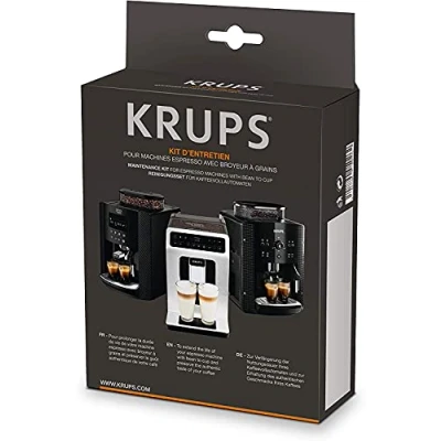 Imagen de Krups XS5300 Juego de limpieza y cuidado para cafeteras totalmente automáticas, mezcla materiales