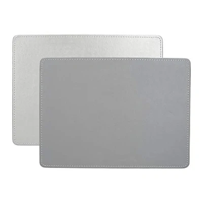 Imagen de CREATIVE TOPS Manteles Individuales, 29 x 21.5 cm, 4 Unidades, Color Plateado