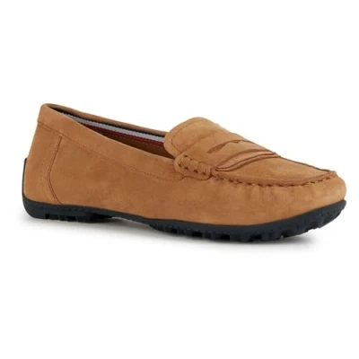 Imagen de Geox D Kosmopolis + Grip, Mocasin Mujer, marrón Claro, 39.5 EU