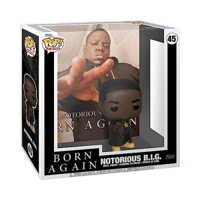 Imagen de Funko Pop! Albums: Biggie Smalls Notorious Big Born Again Figura de Vinilo Coleccionable Idea Regalo Mercancia Oficial Juguetes para Niños y Adultos Muñeco Coleccionistas