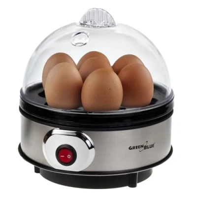 Imagen de GreenBlue GB572 Cocedor de Huevos Automático, Potencia 400W, hasta 7 Huevos, Vaso Medidor, 220 240V , 50 Hz