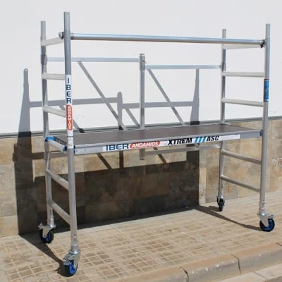 Imagen de IBERANDAMIOS Andamio plegable XTREM 75x190x3 mts + barandilla