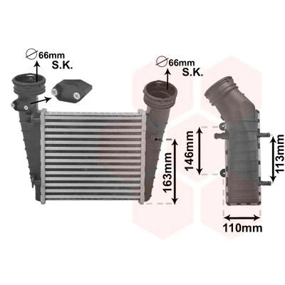Imagen de VAN WEZEL 58004238 Intercooler con accesorios *** IR PLUS VOLKSWAGEN: Passat B5 GP Variant, Berlina, Berlina norauto,