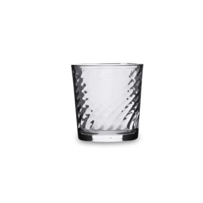 Imagen de Quid Twist Set 6 Vasos Bajos Vidrio 26cl Transparente