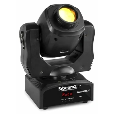 Imagen de BeamZ Panther 40 Cabeza Móvil con Luz Discoteca LED Spot de 45 W, Mando a Distancia, DMX Controller, 7 Patrones Gobos y Control por Música, Foco Movil Luces Dj