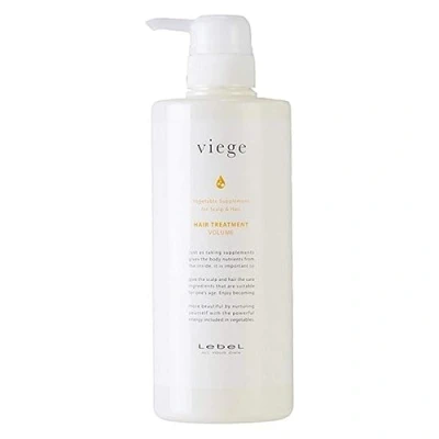 Imagen de Lebel Viege Hair Treatment Volume 600ml (Green Tea Set)