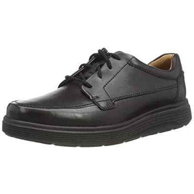 Imagen de Clarks Un Abode Ease, Zapatos de Cordones Derby Hombre, Negro (Black Leather), 41.5 EU