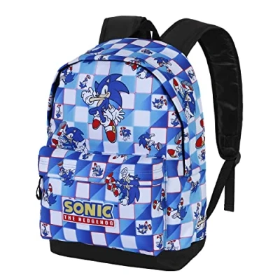 Imagen de Karactermania Segasonic Layhs FAN 2 0 Mochila escolar para niños, Talla: One Size, Azul