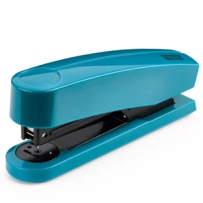 Imagen de NOVUS Grapadora B2 Color ID 2.0 (capacidad de grapado 25 hojas, mecanismo carga superior, dispositivo metal con funda plástico, incluye 200 grapas) Bright Petrol