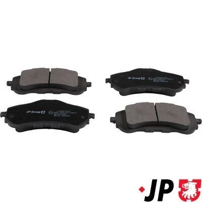 Imagen de JP GROUP 4163607810 Juego de pastillas freno Eje delantero no preparado para indicador desgaste PEUGEOT: 308 II Hatchback, SW 2, Rifter MPV