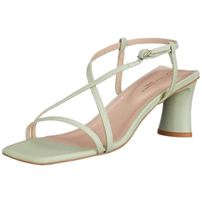 Imagen de L37 HANDMADE SHOES That Hill, Sandalia de tacón Mujer, Verde, 35 EU