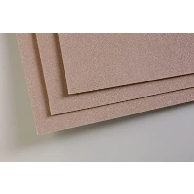 Imagen de Clairefontaine 696011C Paquete de Papel Pastelmat 5 Hojas Cartón Especial para Pasteles Secos A3 29,7x42 cm 360g Marrón