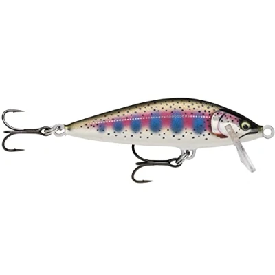 Imagen de Rapala Esca da Pesca Artificiale Spinning Countdown Elite Balsa in Acqua Dolce Affondante Profondità di Nuoto 0,9m 5,5cm / 5g Prodotta Estonia ilded Rainbow Trout
