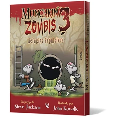 Imagen de Edge Entertainment Munchkin Zombis 3: Refugios Repulsivos, Color (EESJMZ03)