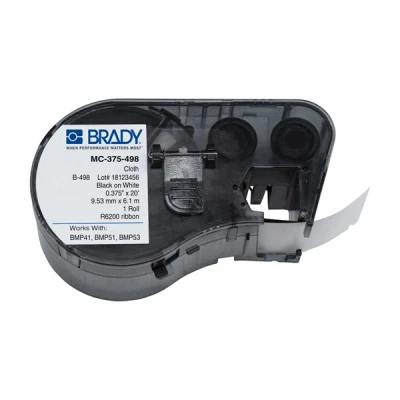 Imagen de Brady MC 375 498 Etiquetas de vinilo 9,53 mm x 6,1 m