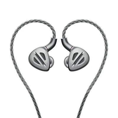 Imagen de FIIO FH9 Auriculares con Cable de Alta resolución 1DD+6BA, Desmontable, Graves Profundos, Viene Conectores Intercambiables 2,5/3,5/4,4 mm para Smartphone/PC/Jugadores/Audio doméstico