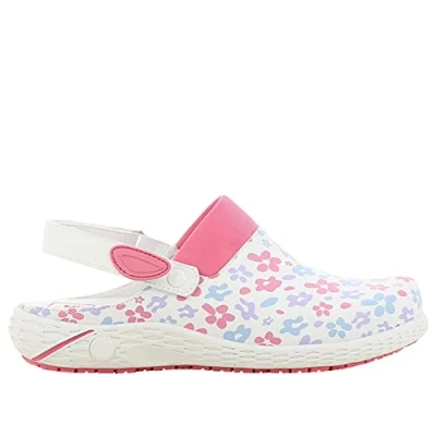 Imagen de SAFETY JOGGER Zuecos de Seguridad para Mujer 35 EU Dany Zapato Trabajo Cómodo y Ligero, Ideal Enfermeras, Cocina o Interior, Antideslizante Amortiguador, Oxypas, Violeta