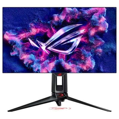 Imagen de ASUS ROG Swift OLED PG27AQDP Monitor Gaming WOLED de 27 Pulgadas, 480 Hz, 0,03 ms, G Sync, disipador térmico, Care+, Asistente AI, Brillo Uniforme, 99% DCI P3 y DisplayWidget Center