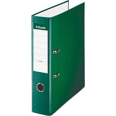 Imagen de Esselte 42310 Archivador de Palanca PP Plástico Forrado, Tamaño A4, Verde, Anchura Lomo: 75 mm, 1 Unidad, Capacidad 500 Hojas A4