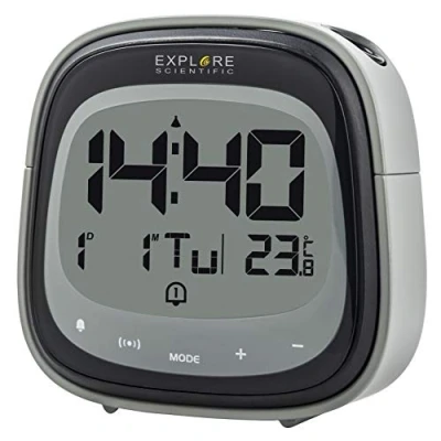 Imagen de EXPLORE SCIENTIFIC RDP 3007 Reloj despertador proyector, touch key, temperatura interior, radio controlado, control tactil, proyeccion 180º, alarma dual, color negro