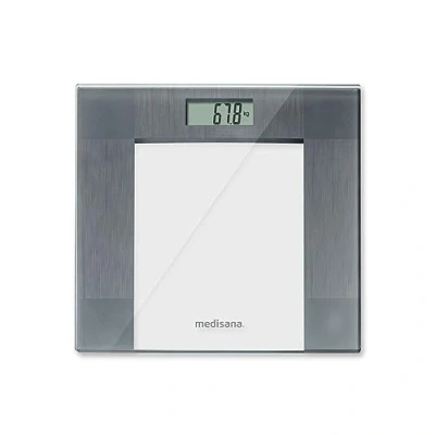 Imagen de medisana PS 400 báscula personal, corporal digital, de baño para resultados medida muy precisos, sensores galgas extensométricas alta precisión, especial plana, hasta 150 kg