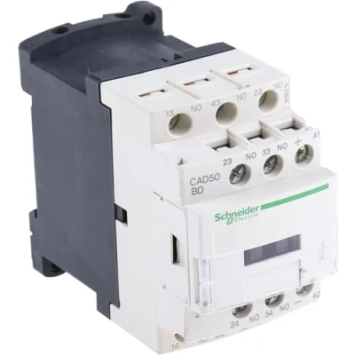 Imagen de Schneider Electric CAD50BL Contactor, Tesys K, D, S, Cad 50, 5 Na, Instantâneo, 10 A, 24 V Cc