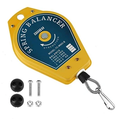 Imagen de equilibrador de resorte retráctil herramienta soporte para colgar línea montaje (0,5 1,5 kg)