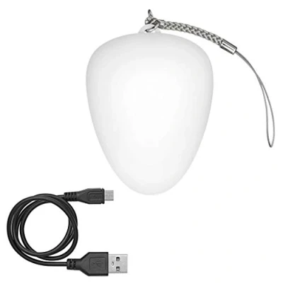 Imagen de Wedo Luce Da Borsetta, Ovale, Bianca Incl. Cavo Di Ricarica Usb Gancho para bolsos, 6 cm, Blanco (white)
