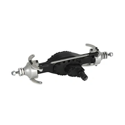 Imagen de Carson 500907267 Maqueta de Eje Delantero Bloqueo RC Truck, Repuesto, Piezas Tuning, Accesorios, construcción maquetas, Escala 1:14, Color Negro, M (500907267)