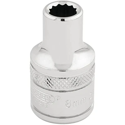 Imagen de Draper 33038 1/2&quot; Square Drive 12 Point Socket, 8mm Size
