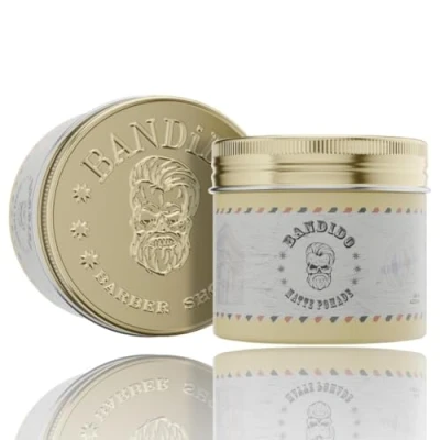 Imagen de Bandido Matte Finish Pomade Original (125 ml) fácil de peinar, para un peinado perfecto, efecto mate, cera el pelo, cabello, peinado,