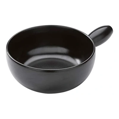 Imagen de KUHN RIKON Caquelon Inducción Classic, Color Negro, 23 cm, Fondue de Queso Arcilla