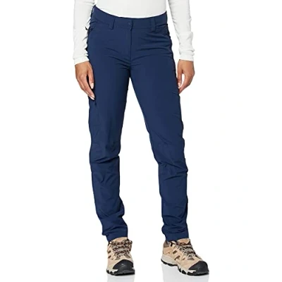 Imagen de Schöffel Ascona Senderismo Ligeros y cómodos para Mujer, versátiles Pantalones de Exterior con Ajuste óptimo prácticos Bolsillos, Azul Oscuro, 80