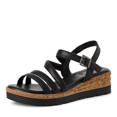 Imagen de s.Oliver Sandalias de cuña, Mujer, Talla: 39, Black Zapatos