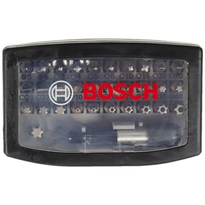 Imagen de Bosch Professional Set de 32 unidades Punta atornillar Extra Hard (Cruceta, Pozidriv, T , Hex TH S Bit, Accesorios taladros rotativos y atornilladores)