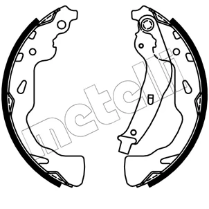 Imagen de Kit de zapatas METELLI 53 0744