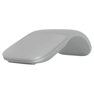 Imagen de Ratón inalámbrico Microsoft Arc Touch Bluetooth, Ambidiestro, Plata