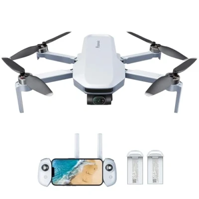 Imagen de Potensic ATOM GPS Dron con Cámara 4K Adultos, Menos de 249g, 6km Transmisión, Estabilización en 3 ejes, 2 baterías para un tiempo máx. vuelo 64 min, regreso automático, QuickShots, C0