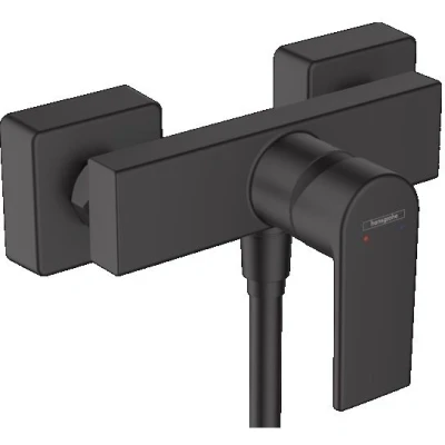 Imagen de hansgrohe Vernis Shape grifo de ducha visto para 1 función, monomando ducha, mezclador negro mate