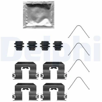 Imagen de DELPHI LX0746 Kit de accesorios, pastillas frenos HYUNDAI: Ioniq