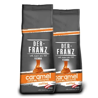 Imagen de DER FRANZ Café, aromatizado con caramelo, molido, 2 x 500 g