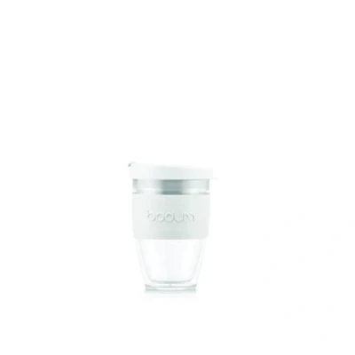 Imagen de BODUM Taza de viaje JOYCUP 11889 913S doble pared con tapa rosca, 0,25 L, plástico, color blanco roto