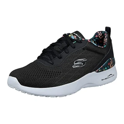 Imagen de Skechers 149756 Bkmt, Zapatillas Mujer, Malla de Color Negro, 38.5 EU